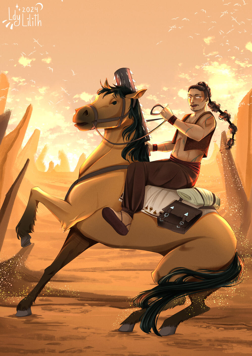 Gnask, Horsing around